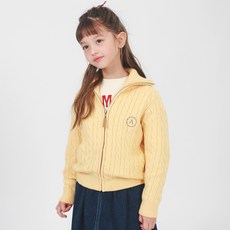 jkids 女童Ella麻花針織拉鍊外套 J8555