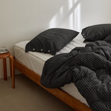 maatila Morning Closet 60支高密度純棉鋪棉被, 黑色袖口