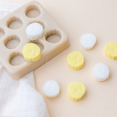 AngleThing 8格香蕉片造型矽膠模具, 單色