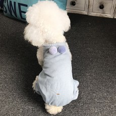 DING DONG PET 寵物日常多合一鈴鐺背心, 1個, 藍色