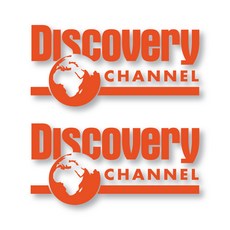 戶外車用貼花貼紙 Discovery A 大型, 橘色, 2個