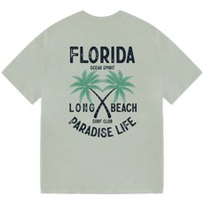 HX 남성용 플로리다C 오버핏 박스핏 빅사이즈 반팔티 HX1038