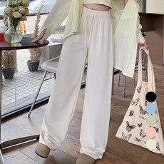 Elsso 女款多色鬆緊抽繩寬鬆休閒長褲