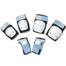 YELMO 兒童護具 膝蓋 + 手肘 + 手腕 套組, 1組, 天藍色