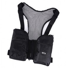 RTX SPORTS Bropic 多用途漁網背心, 黑色的