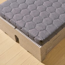 Altteuri Nuljam 三折式床墊, 炭灰色, 5cm