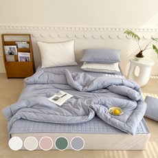 BAZAAR Micro Tencel 莫代爾高級韓式薄被 + 枕頭套組