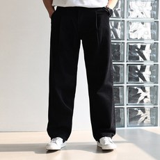 Cramp 男款大尺碼CRAMP細褶寬版牛仔褲