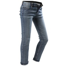 DAKUANG 男士復古內鬆緊帶Peanuts Song彈性水洗丹寧褲 D07K4_pj2973