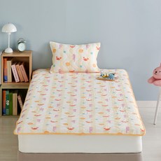 Modern House 兒童用3度C超涼爽墊, 海洋朋友 檸檬