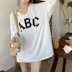 구디프 ABC 라이트 후드 티셔츠