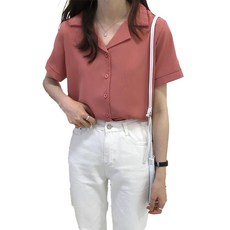 Lihong 女款簡約辦公室日常襯衫