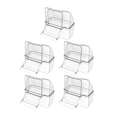 리프패럿 앵무새 모이통 2GR 024, 혼합색상, 5개