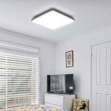 비츠조명 60W 플리커프리 LED 넬라인 천장등, 화이트 + 주광색