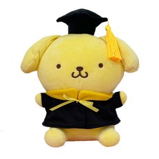 三麗鷗學士帽布丁狗縫紉玩偶, 25cm, 混色