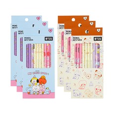STUDIO EIGHT Bt21 2B鉛筆 12入, 隨機出貨, 6份