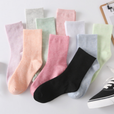 Le Mida 女用素色中筒襪 10雙組