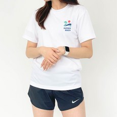 험블스튜디오 여성용 썸머비치 로고 냉감 반팔 티셔츠 IMUD_87_300