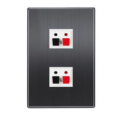 Nano電動鋁製全黑喇叭 2孔, 1個