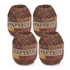 SEVY 編織用紙線 40g 4入, 巧克力棕色, 100m, 4捆