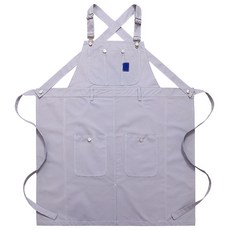 UNICOSY 帆布烘焙餐廳圍裙 小號 47cm, 灰色, 1個