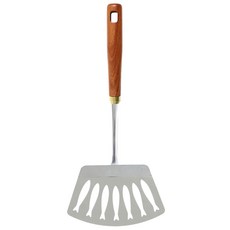 GENIAL BAUM系列優質原木柄煎魚鏟, 1個, 棕色的