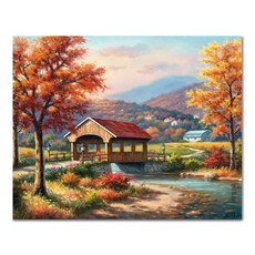 ADICO DIY 繪畫秋季步行 PH98 50 x 40cm, 混色