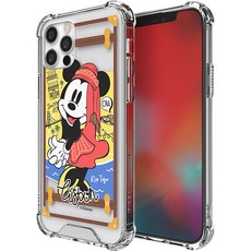 디즈니 렛츠 트래블 투명방탄 강화 휴대폰 케이스