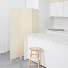 CASAMARU 伊芙 三折屏風, 米色