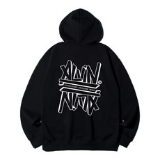 ALVINCLO 男女通用 街頭寬鬆版型連帽T恤 AVH758