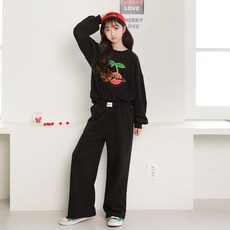 Nanajuni 女童 Love Cherry 寬版上下裝套組