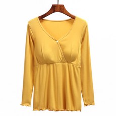 MARKET A 孕婦一扣式哺乳長袖上衣