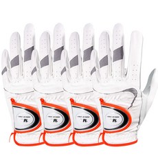 Marcia GOLF 男用Majesty Combi高爾夫手套 左手用 4個, 白色
