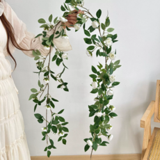 All Prism 玫瑰藤蔓掛飾, 白色