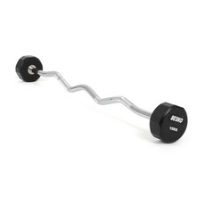 아리프 12각 우레탄 고정바벨 컬바, 15kg, 1개, 블랙