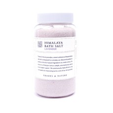 THANKS&NATURE 喜馬拉雅沐浴鹽 薰衣草香 大容量, 1.2公斤, 1個