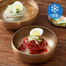 외갓집 옥천 물냉면 2개입 + 비빔냉면 2개입 세트 (냉동), 1.666kg, 1세트