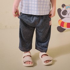 mollimelli 兒童款飄逸牛仔風涼褲