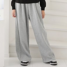 兒童寬版刷毛棉褲