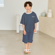 Bebezoo 兒童Now條紋上下裝套組