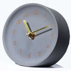 오롯 水泥桌鐘 110 x 40 mm, 灰色