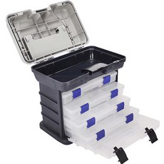 4層釣魚工具箱 JY216, 灰色
