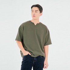 Cramp Big Size Club 男性 River 全開衩短袖 T 恤