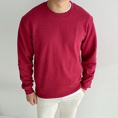 머시따 남녀공용 오버핏 데일리 무지 맨투맨 티셔츠