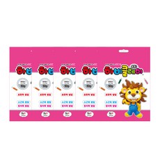 토단교재 하비클레이 5p, 형광핑크, 1세트