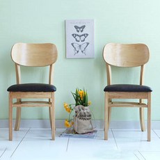 BESTLIVING 凱文奶油椅子 2入, 自然色, 2組