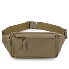 Market A 多功能工具軍用戰術口袋腰包, 棕褐色, 1個