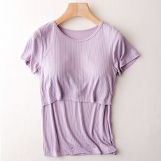 HESTIA 孕婦羅紋短袖上衣