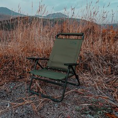 폴라리스캠프 실렌티움 X1 로우 체어, 밀리터리 카키, 1개