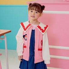 Premier Farm 女童用 奇妙萌可 娜娜萌可 荷葉邊 大翻領 夾克